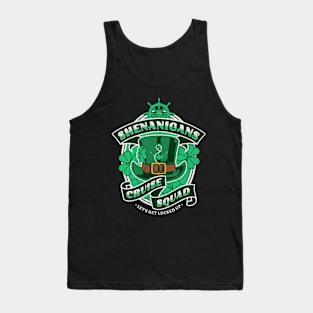 Shenanigans Cruise Squad Drinking St Patricks Day Matching Tank Top